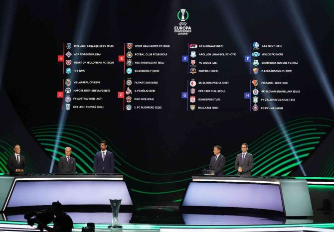 Uefa Avrupa Konferans Ligi’nde Grup Kuraları İ̇stanbul’da Çekildi