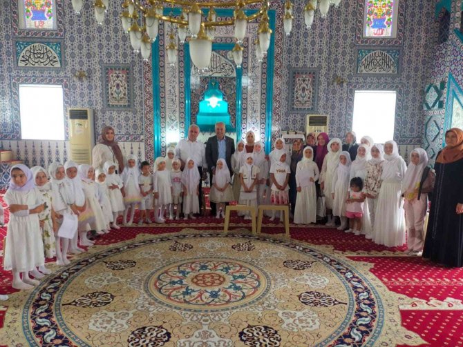 Başkan Yaman, Yaz Kur’an Kursu Öğrencilerinin Dönem Sonu Heyecanına Ortak Oldu