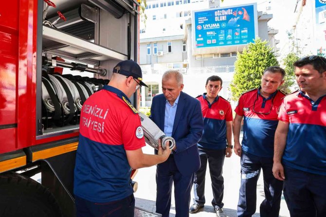 Denizli İtfaiyesi Araç Filosunu Güçlendirmeye Devam Ediyor