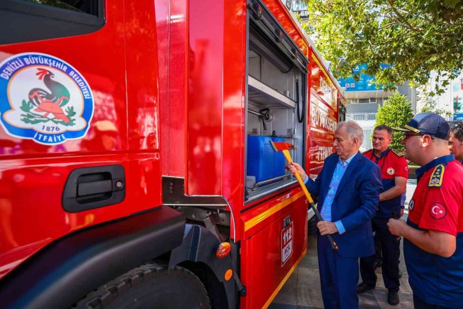 Denizli İtfaiyesi Araç Filosunu Güçlendirmeye Devam Ediyor