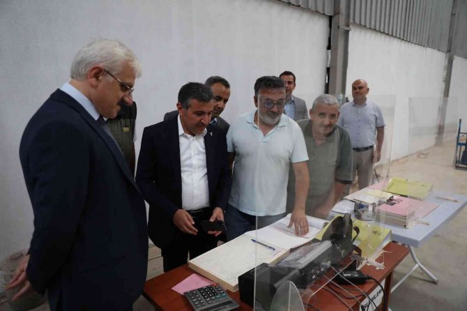 Valiler Atay Ve Kılıç, Fındık Alım Merkezini İnceledi