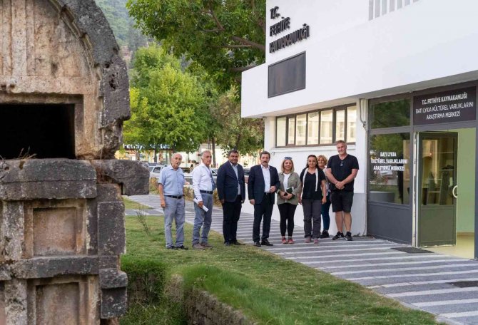 Vali Tavlı Batı Likya Kültürel Varlıkları Araştırma Merkezini Ziyaret Eti