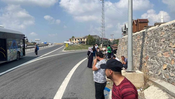 Belediye Otobüsünde Yangın Paniği
