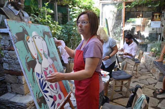 Resim Ve Heykel Sanatçıları Ormana’da Çalıştayda Buluştu