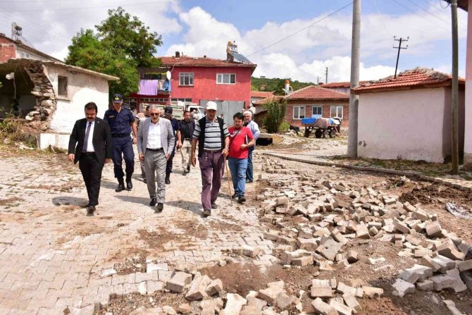 İ̇nönü Belediyesi Sel Afetinin Ardından Yaraları Sarıyor