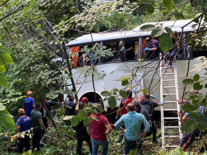 Domaniç-i̇negöl Karayolunda Otobüs Kazası: 1 Ölü, 28 Yaralı (1)