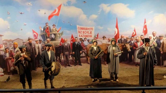 Milli Mücadele 100. Yıl Diorama 1922 Uşak Müzesi Ziyarete Açıldı