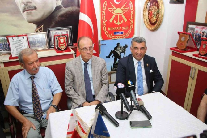 Babası Kıbrıs Harekatını Başlatmıştı, Oğlu Kıbrıs Gazileriyle Bir Araya Geldi