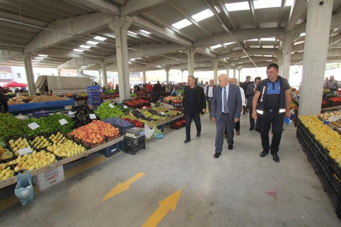 Bayburt’ta Pazar Esnafı Yeni Yerine Taşındı