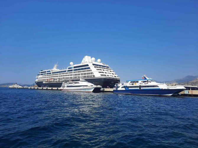 Dev Gemi Bodrum’a 388 Yolcu Getirdi