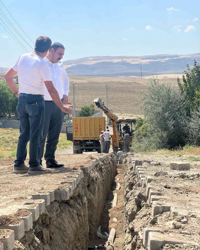 Çiçekdağı’nda Belediye İçme Suyu Çalışmalarında Sona Geldi