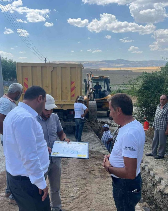 Çiçekdağı’nda Belediye İçme Suyu Çalışmalarında Sona Geldi