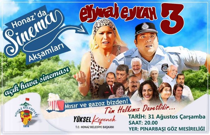 Honaz’da Sinemalı Akşamlar Başlıyor