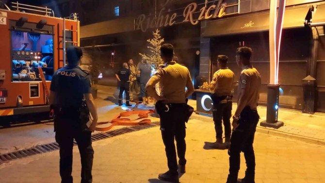 Kırıkkale’de Kafe Yangını
