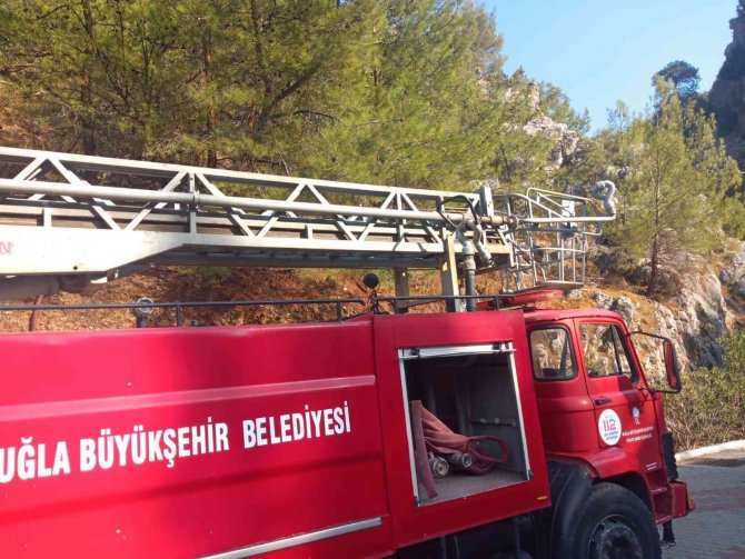 Ormanlık Alanda Çıkan Yangın Ağaçlara Sıçramadan Söndürüldü