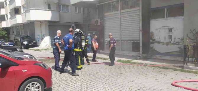 Yalova’da Kazan Dairesi Yangını