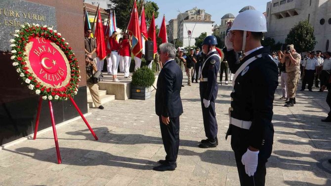 Hatay’da 30 Ağustos Zafer Bayramı Törenlerle Kutlandı
