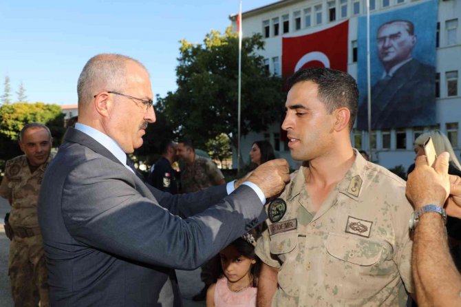 Elazığ İ̇l Jandarma Komutanlığında Rütbe Terfi Töreni Düzenledi