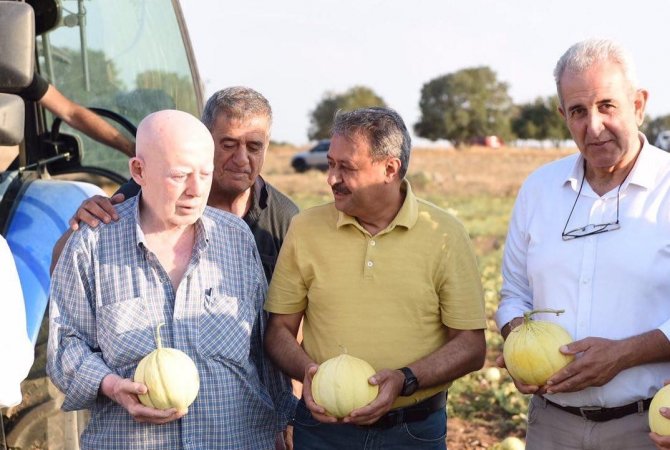 Kavun Diyarında Hasat Yapıldı