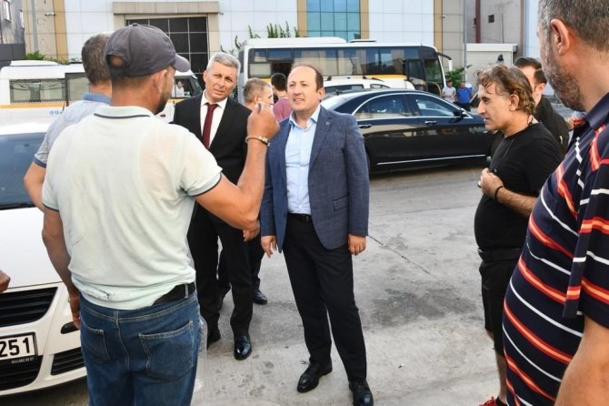 Vali Pehlivan, Mersin Serbest Bölge Müdürlüğünde İncelemelerde Bulundu