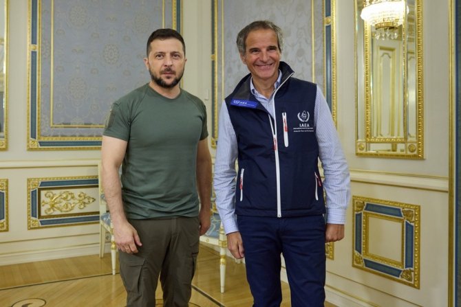 Zelenskiy, Uluslararası Atom Enerjisi Ajansı Heyeti İle Görüştü