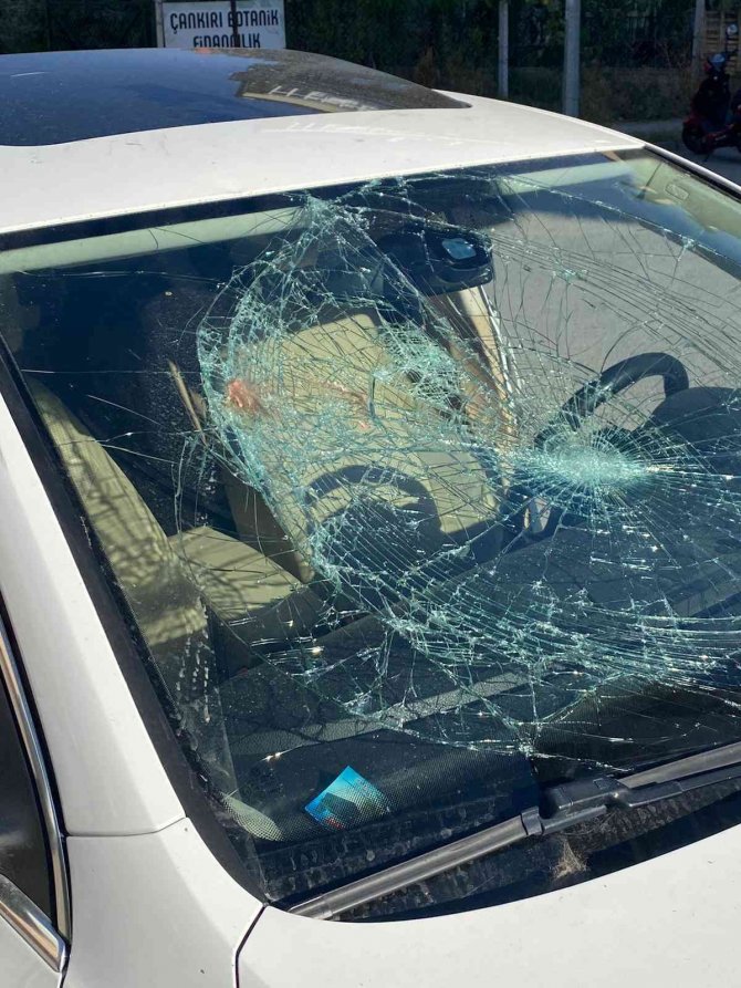 Çankırı’da Motosiklet İle Otomobil Çarptı: 1 Yaralı