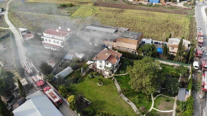 Çatalca’da Korkutan Yangın