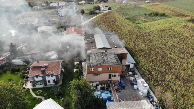 Çatalca’da Korkutan Yangın