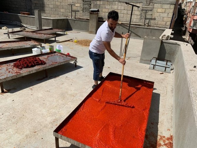 İ̇şletmelerin Salça Mesaisi Başladı