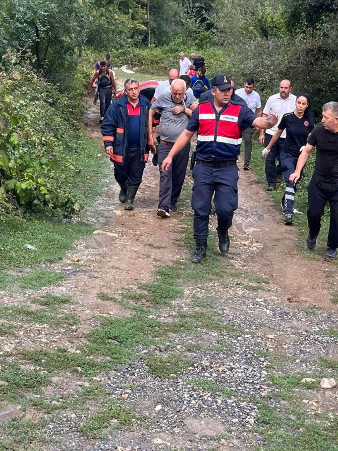 Otomobil, Melen Çayına Uçtu: 1 Yaralı