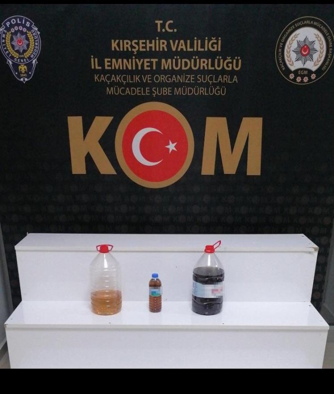 Kırşehir’de Sahte Alkol Operasyonu: 3 Gözaltı