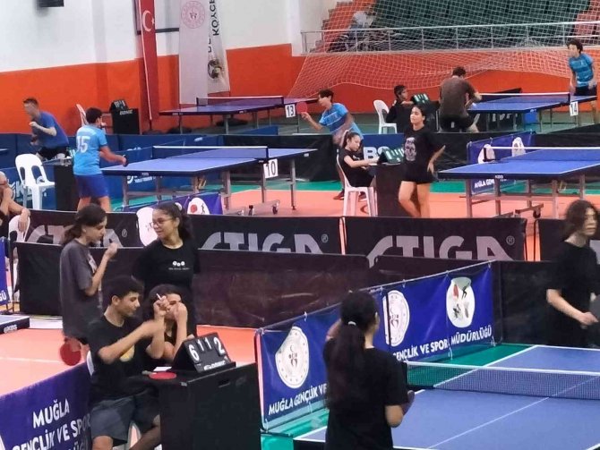 Köyceğiz’de 30 Ağustos Zafer Kupası Masa Tenisi Turnuvası Yapıldı
