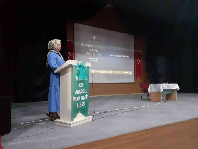 Kütahya’da Okul Müdürlerine “Gıda Güvenilirliği” Eğitimi