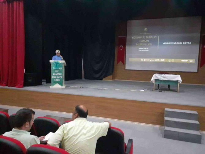 Kütahya’da Okul Müdürlerine “Gıda Güvenilirliği” Eğitimi