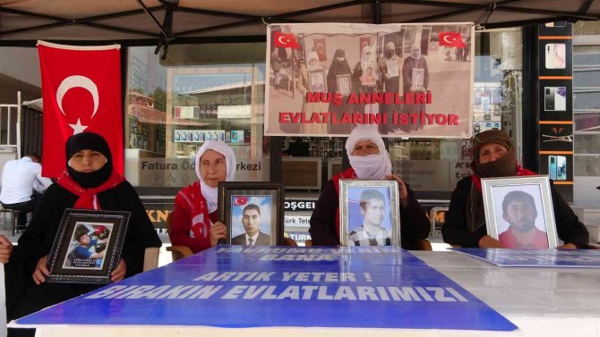 Muş’ta Annelerin Evlat Nöbeti 71. Haftaya Girdi