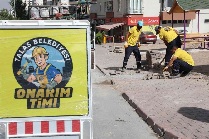 Talas’ta ‘Onarım Timleri’ İşbaşında