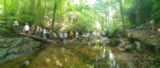 Zonguldak Harmankaya Şelaleleri Tabiat Parkı’nda 30 Ağustos Coşkusu