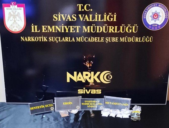 Sivas’ta Narkotikle Mücadele Hız Kesmeden Devam Ediyor