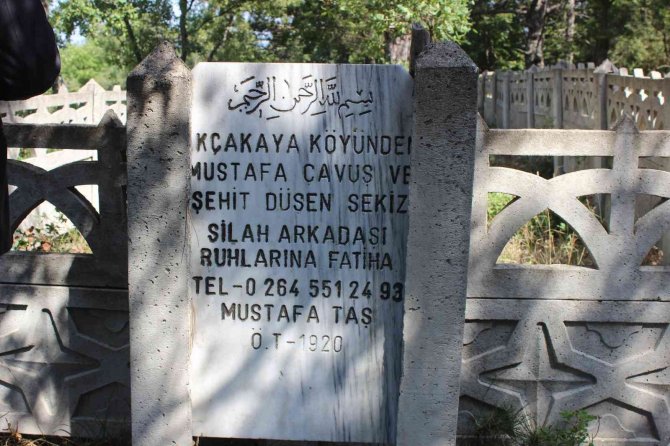 Şehit Ahmet Çavuş Ve Arkadaşları 100’üncü Şehadet Yılında Unutulmadı