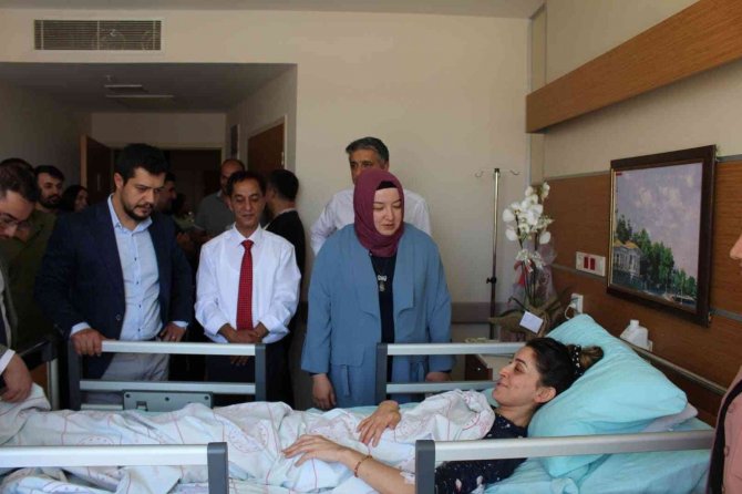 Sağlık Müdürü Demiray’dan Kazada Yaralanan Hemşireye Ziyaret