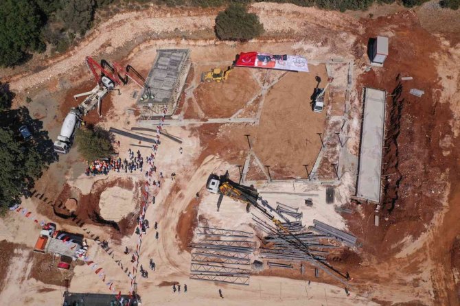 Kaş Belediyesi Sıfır Atık Tesisinin Temeli Törenle Atıldı