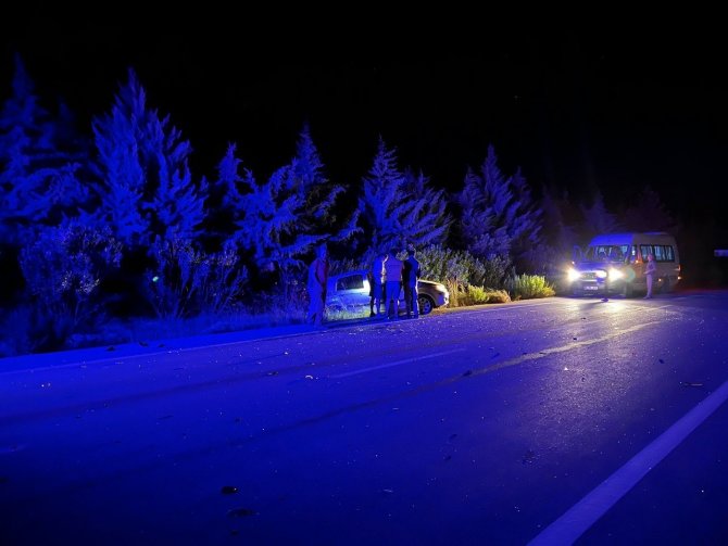 Burdur’da Trafik Kazası: 4 Yaralı