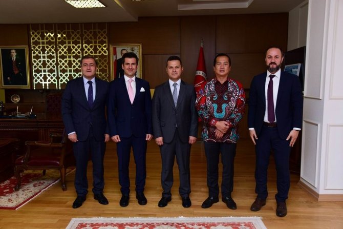 Endonezya Ankara Büyükelçisi’nden Rektör Topal’a Ziyaret
