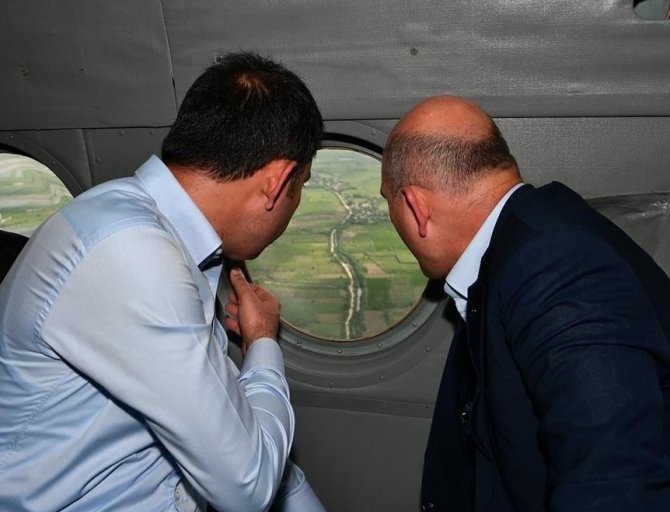 Bakan Kurum Ve Bakan Soylu Pakistan’da Sel Bölgesini Havadan Ve Karadan İnceledi