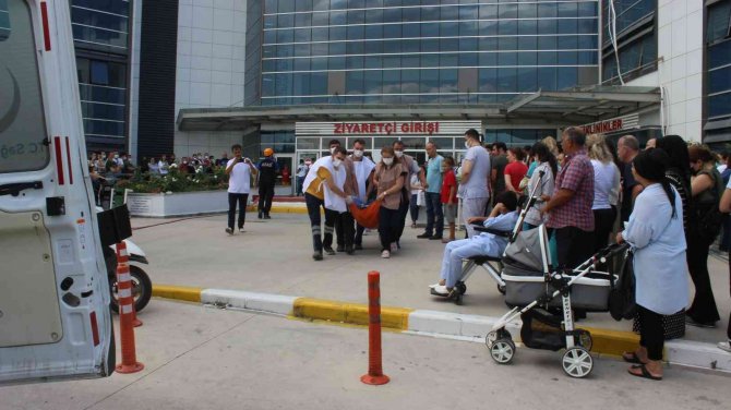 Hastanede Gerçeğini Aratmayan Yangın Tatbikatı