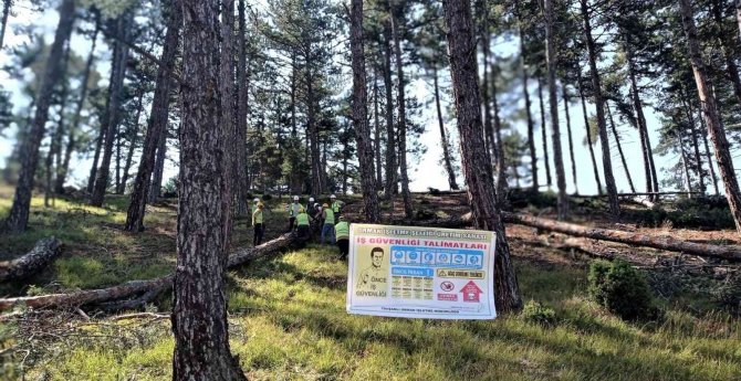 Kütahya’da Üretim Sahalarında Orman Emvalleri Kontrolleri