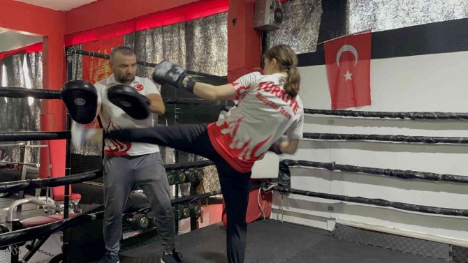 Milli Sporcu Sudenur, Gözünü Zirveye Dikti