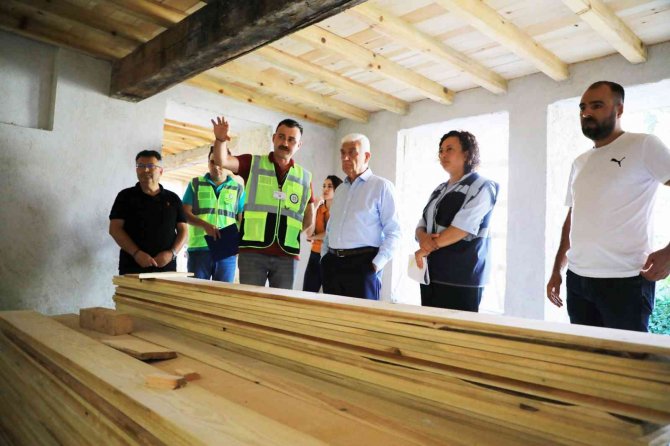 Ağa Bahçesi Konağı’nda Çalışmalar Yüzde 80 Tamamlandı