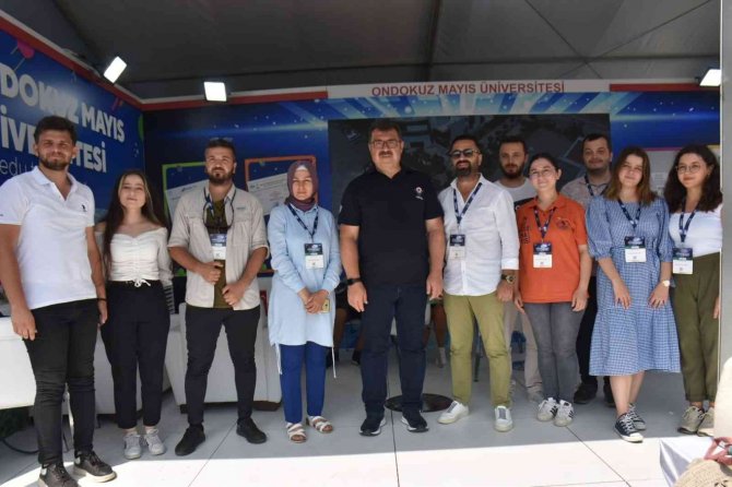 Teknofest’te Omü Standına Yoğun İlgi