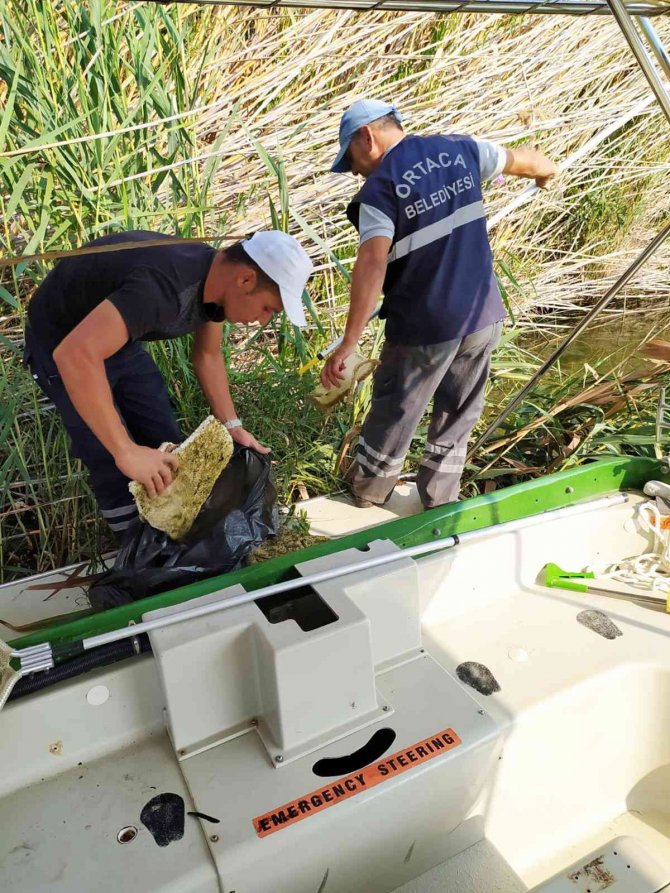 Dünyaca Ünlü Dalyan Kanalında Temizlik